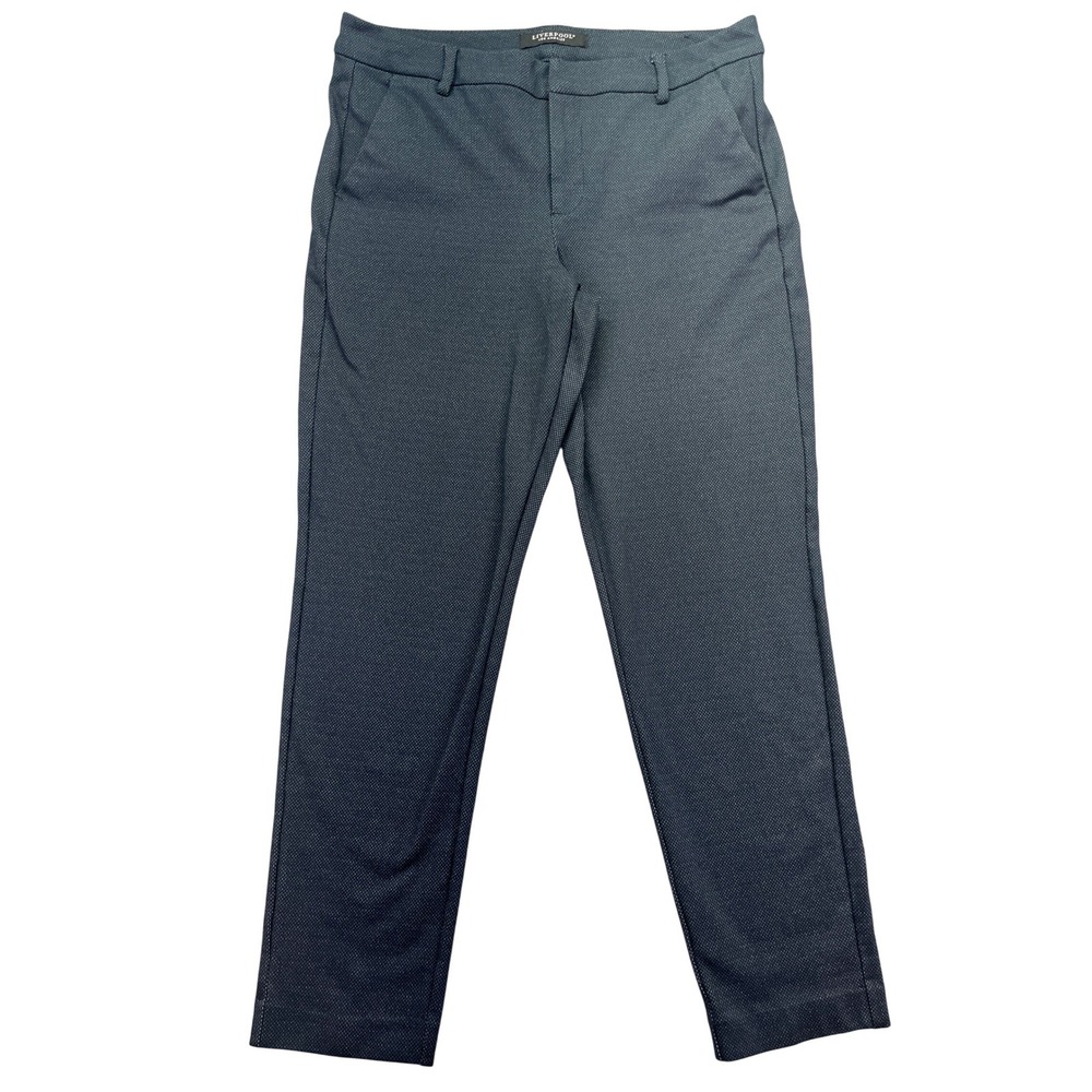 Liverpool Los Angeles Knit Trouser Pull On Ankle Career Pants 14/32 Fits 35"